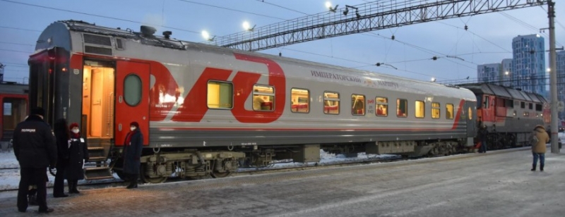 Первый "императорский вагон" совершил поездку из Екатеринбурга в Алапаевск
